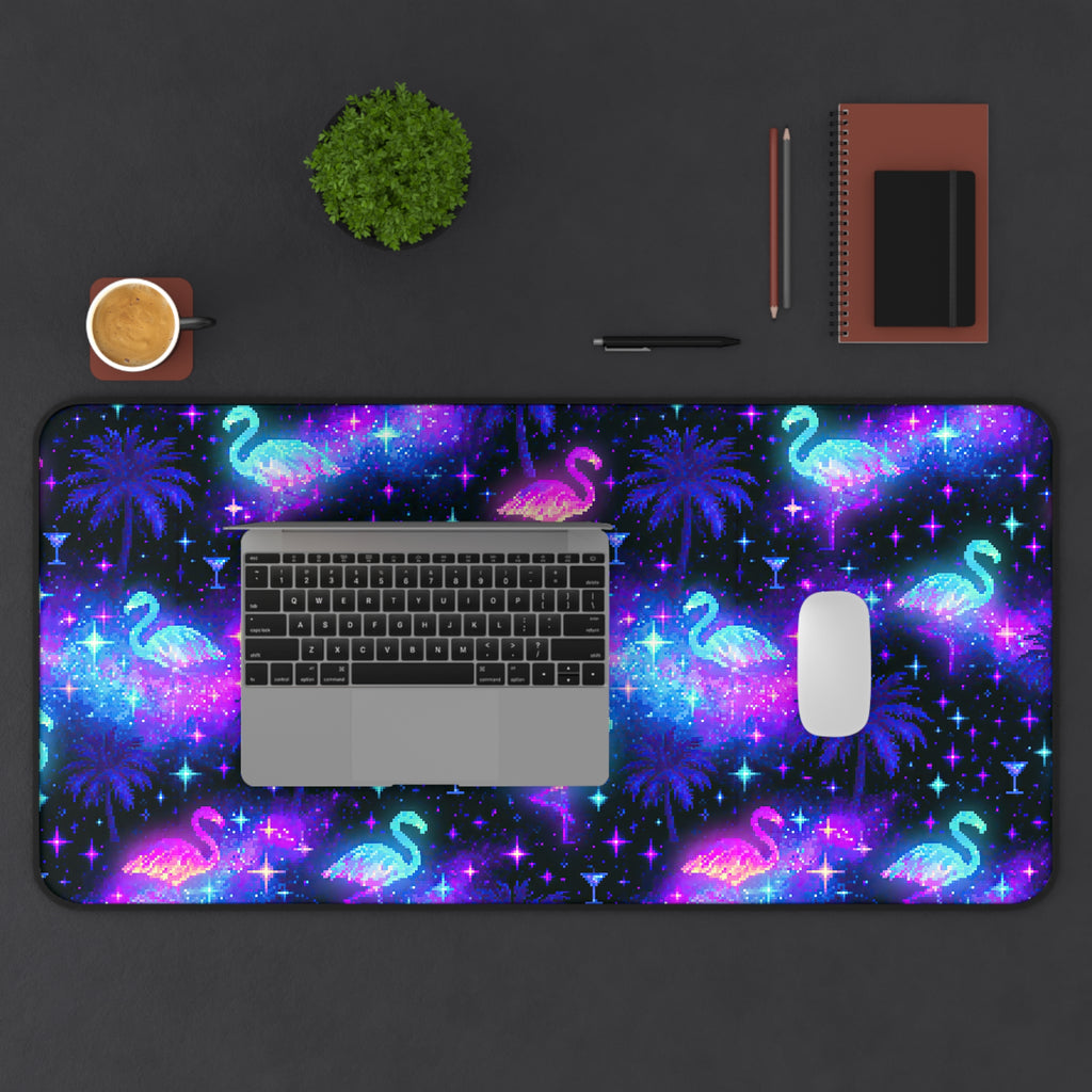 Celestial Flamingos | Desk Mat