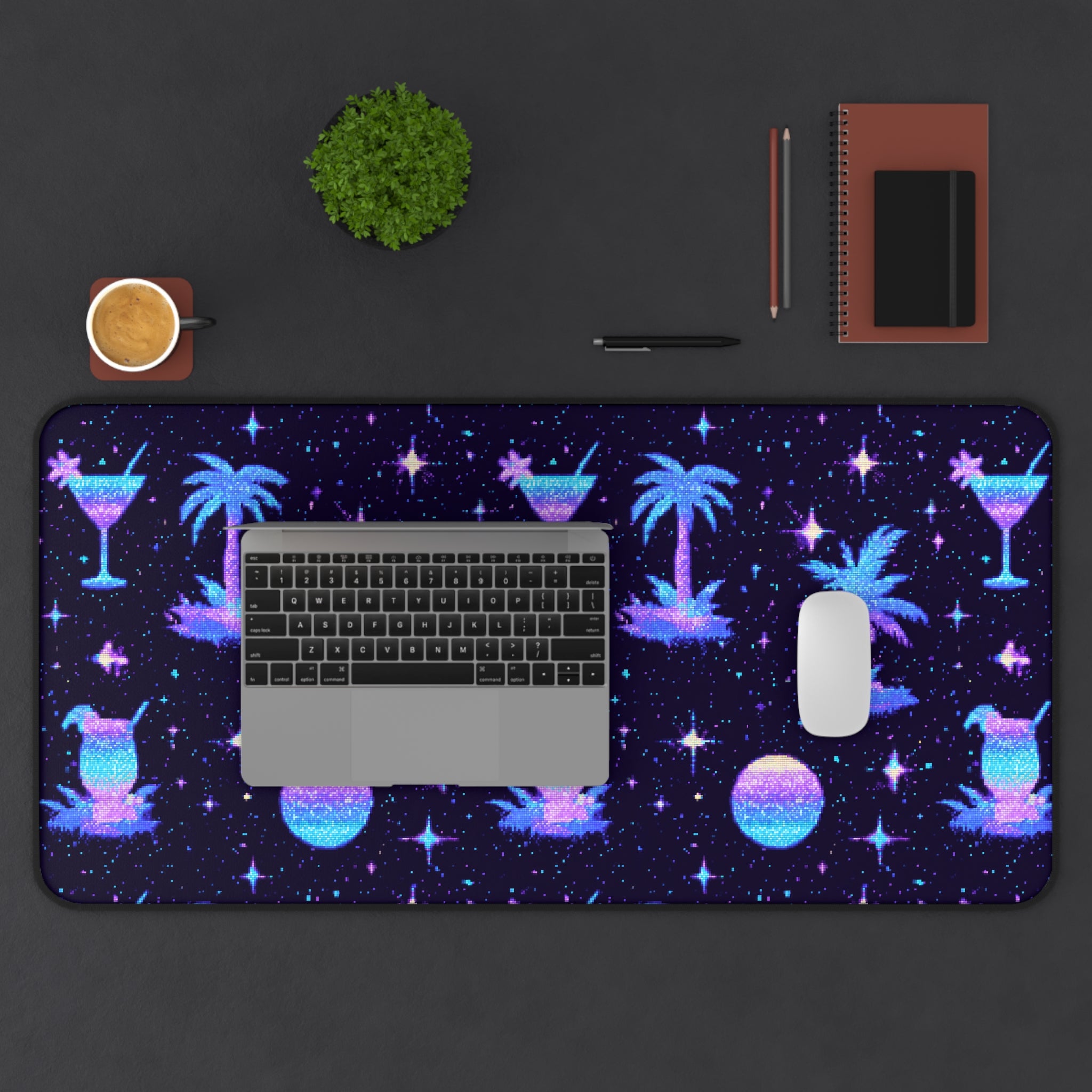 Midnight Cabana | Desk Mat