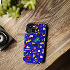 Blue Screen Confetti | Tough Phone Case