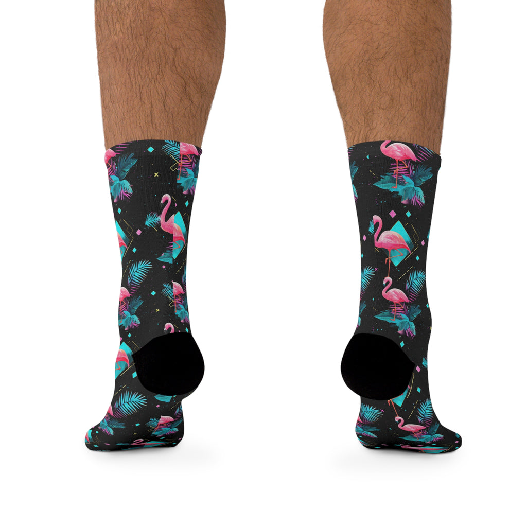 Flamingo Business Casual  | Crew Socks