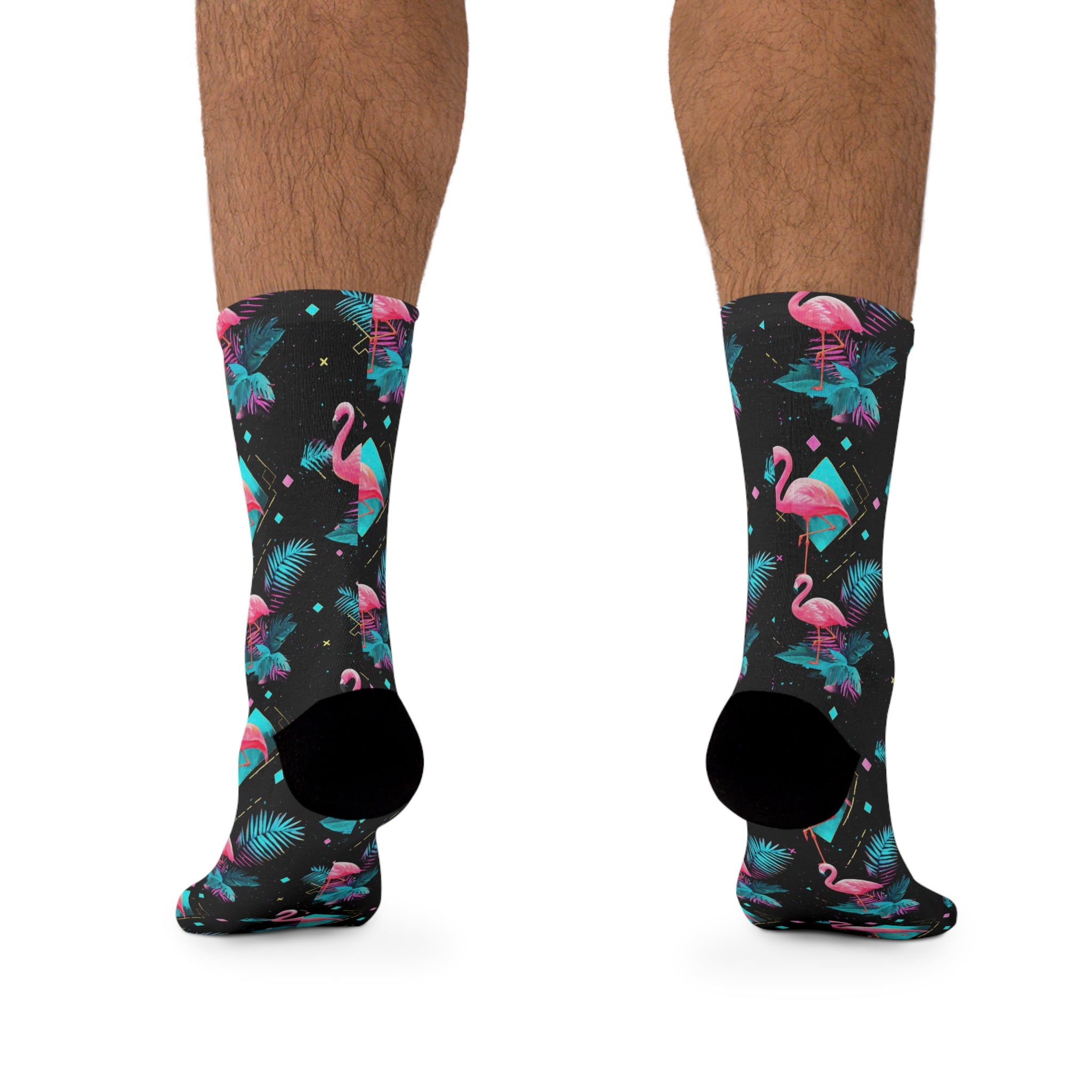 Flamingo Business Casual  | Crew Socks