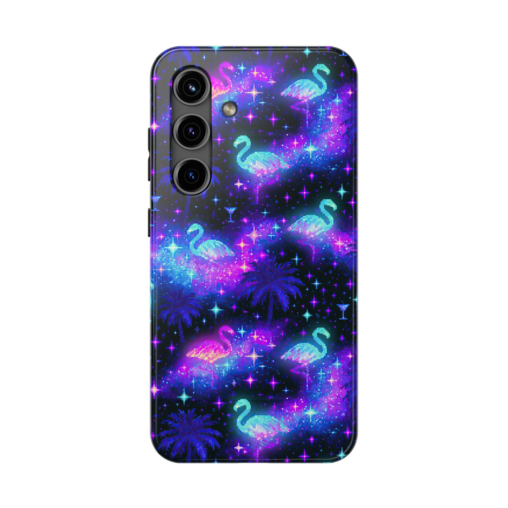 Celestial Flamingos | Tough Phone Case