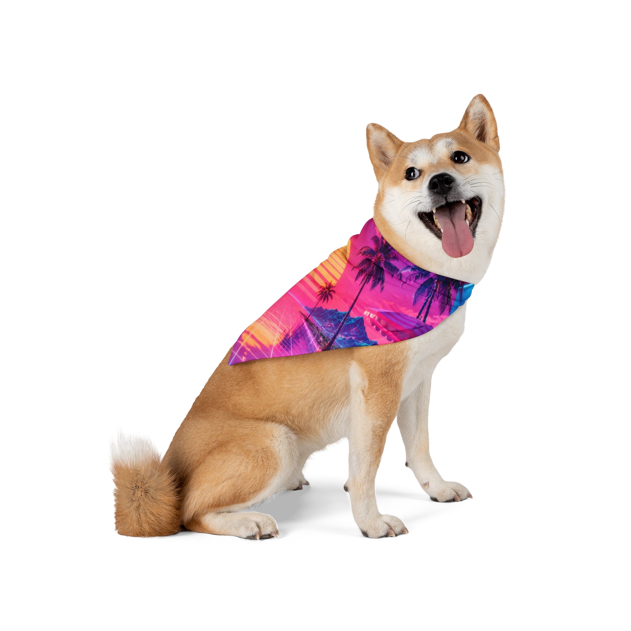 Synthetic Sunset | Pet Bandana