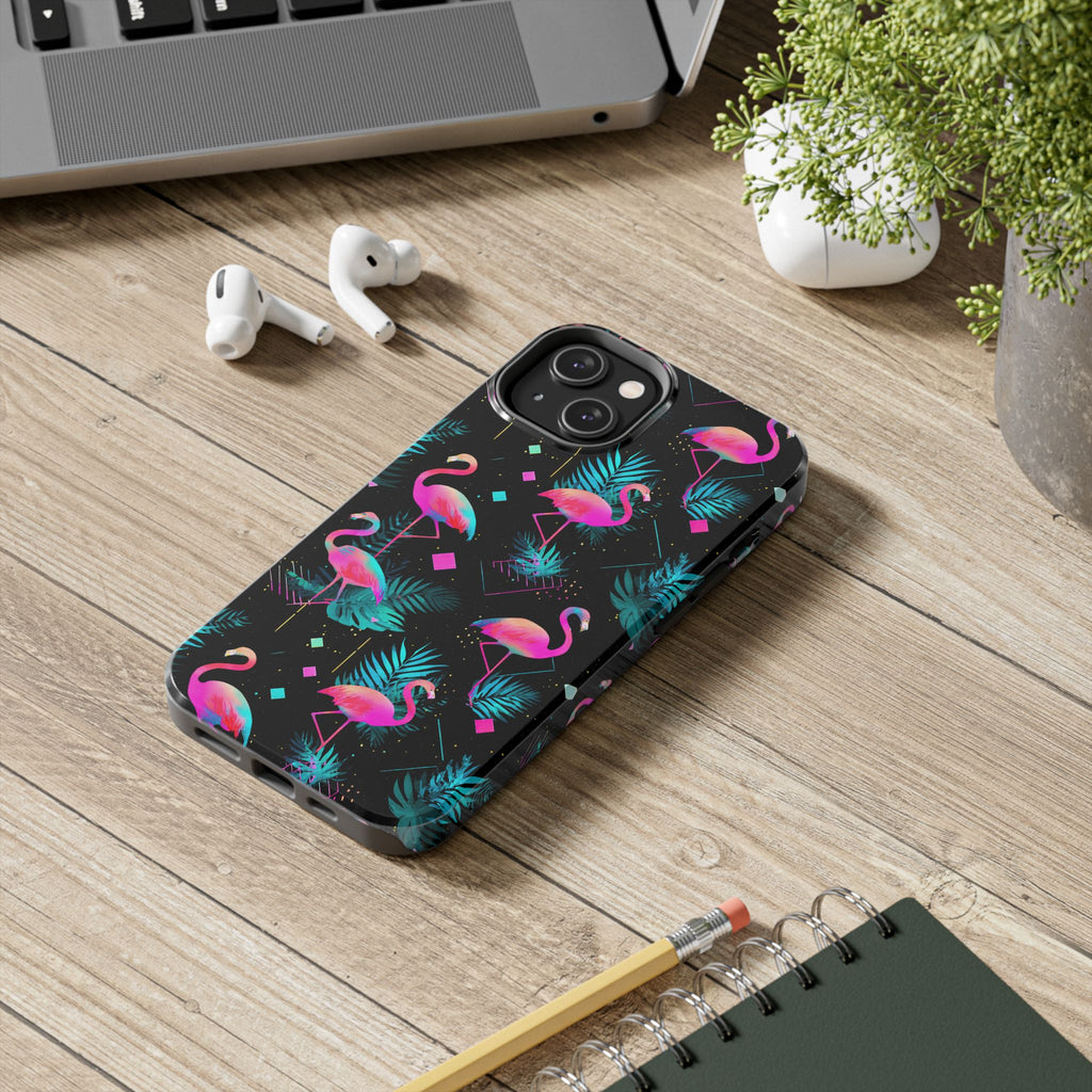 Flamingo Lounge | Tough Phone Case