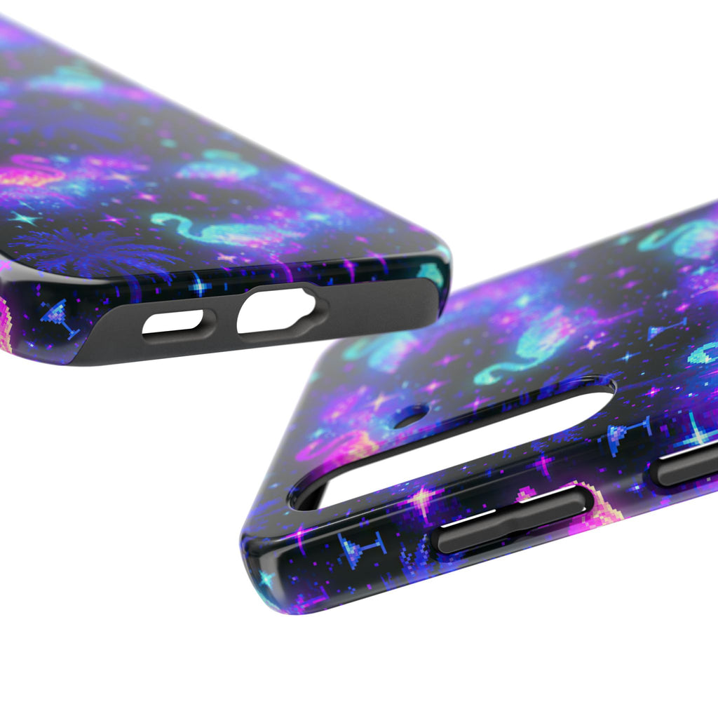 Celestial Flamingos | Tough Phone Case