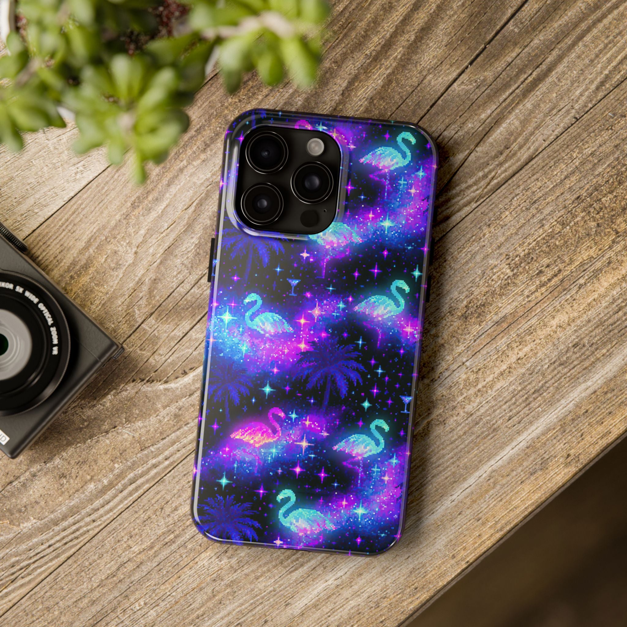 Celestial Flamingos | Tough Phone Case