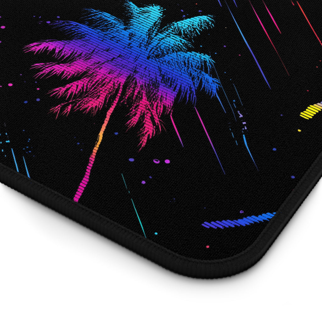 Neon Palmwave | Desk Mat