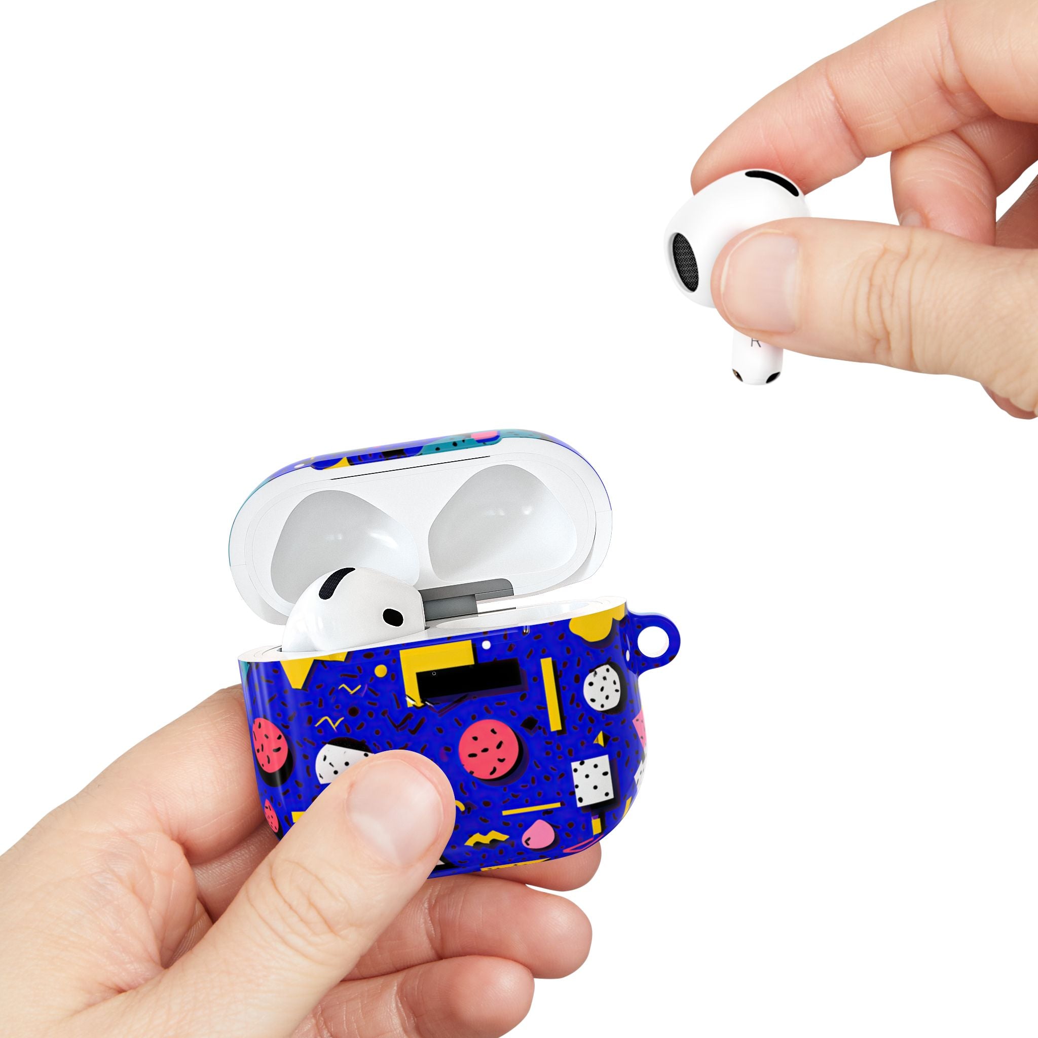 Blue Screen Confetti | AirPod Case
