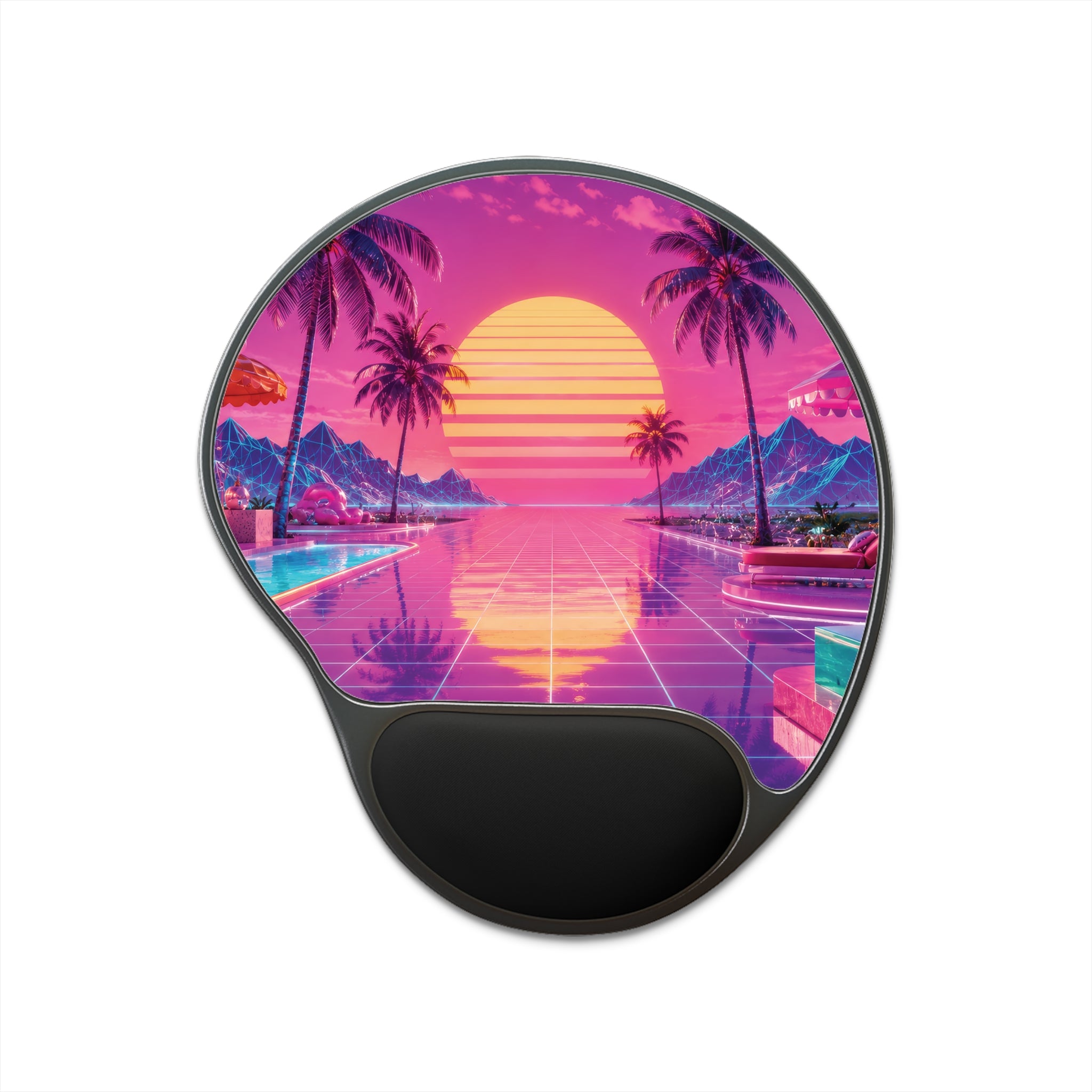 Synthetic Sunset | Mouse Pad with Wrist Support
