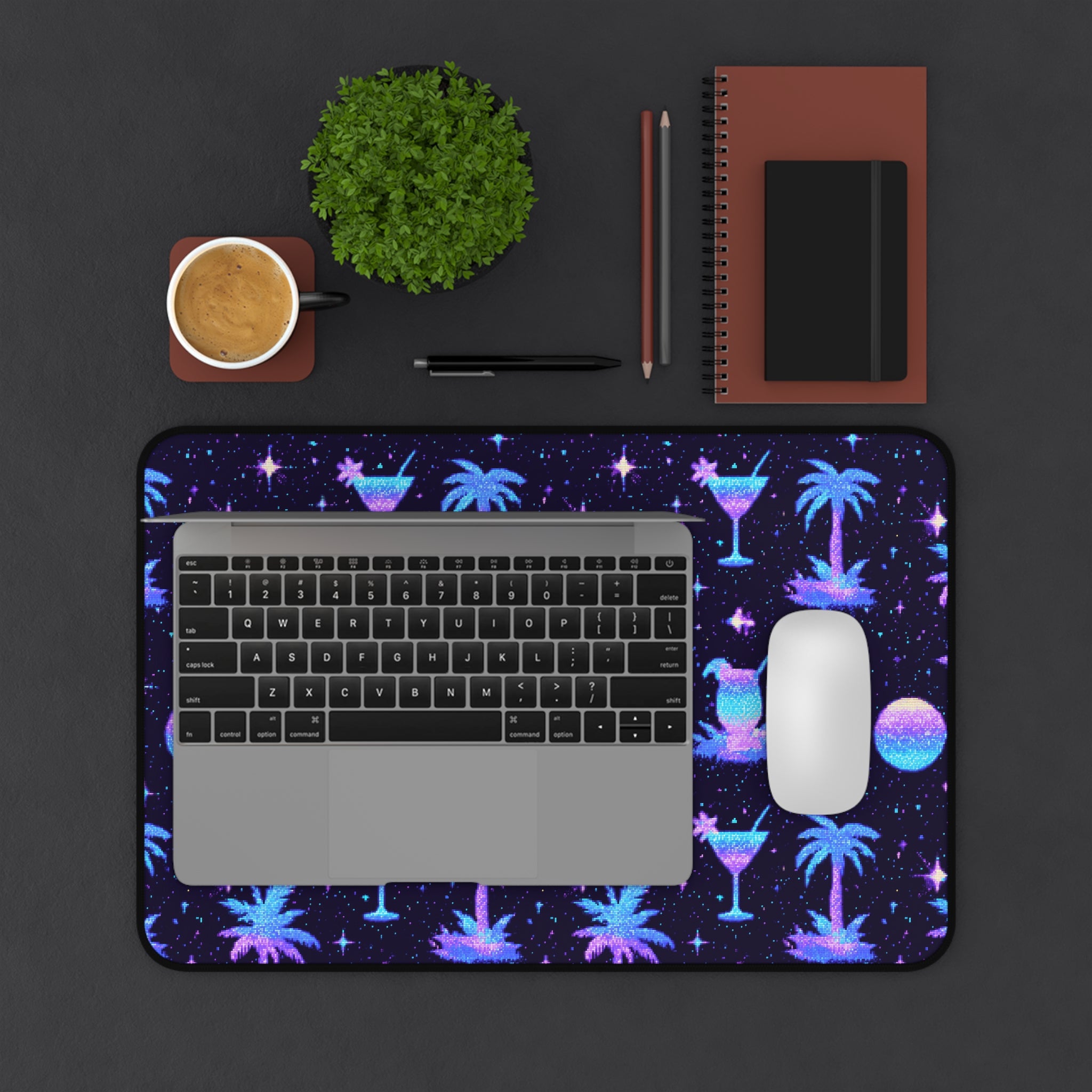 Midnight Cabana | Desk Mat