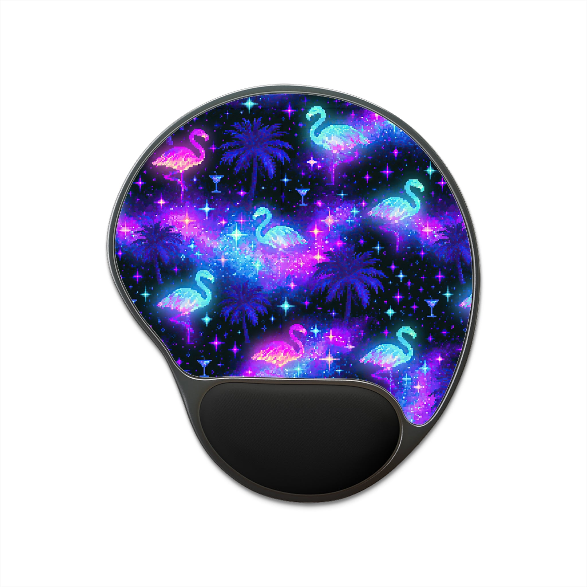 Celestial Flamingos | Mouse Pad with Wrist Support