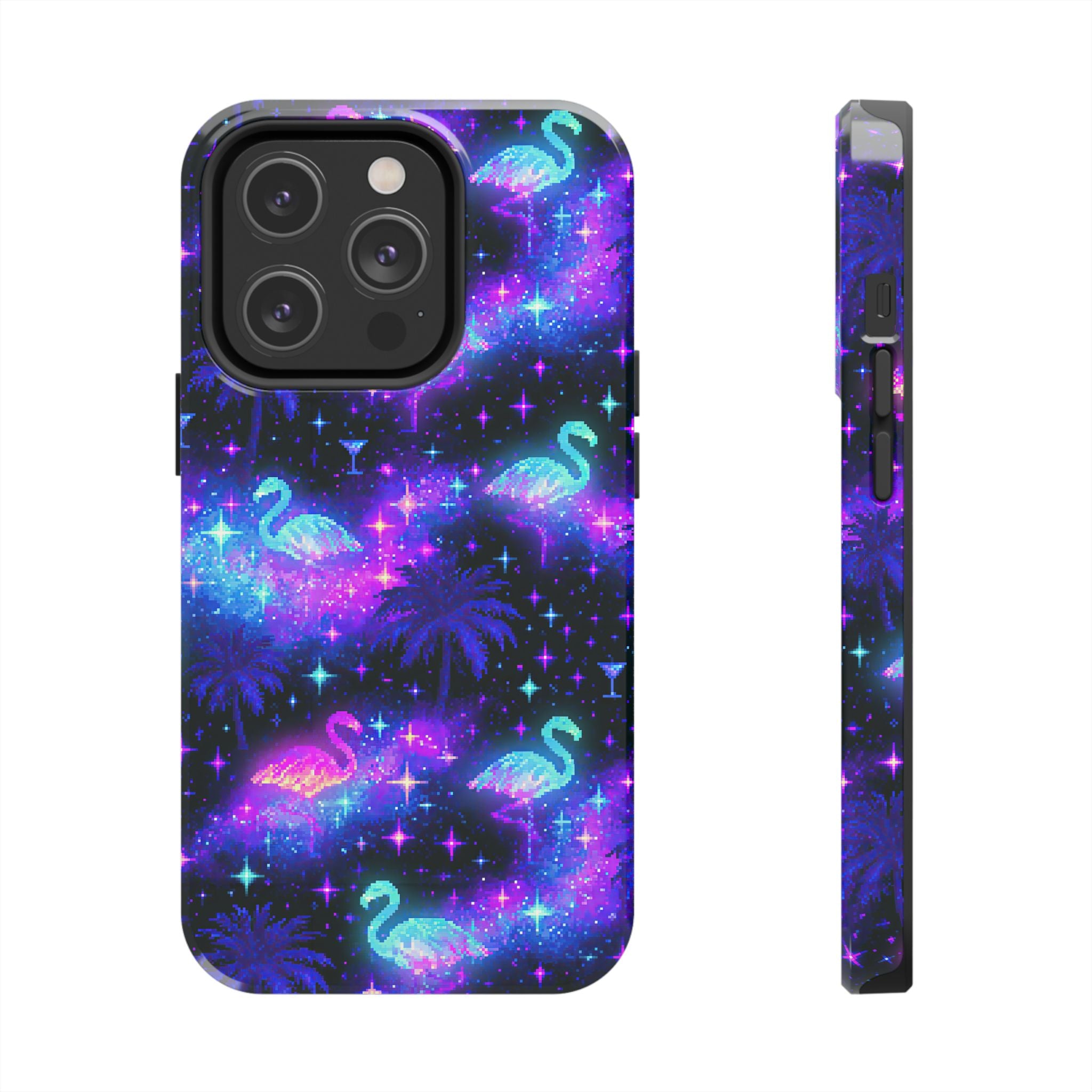Celestial Flamingos | Tough Phone Case
