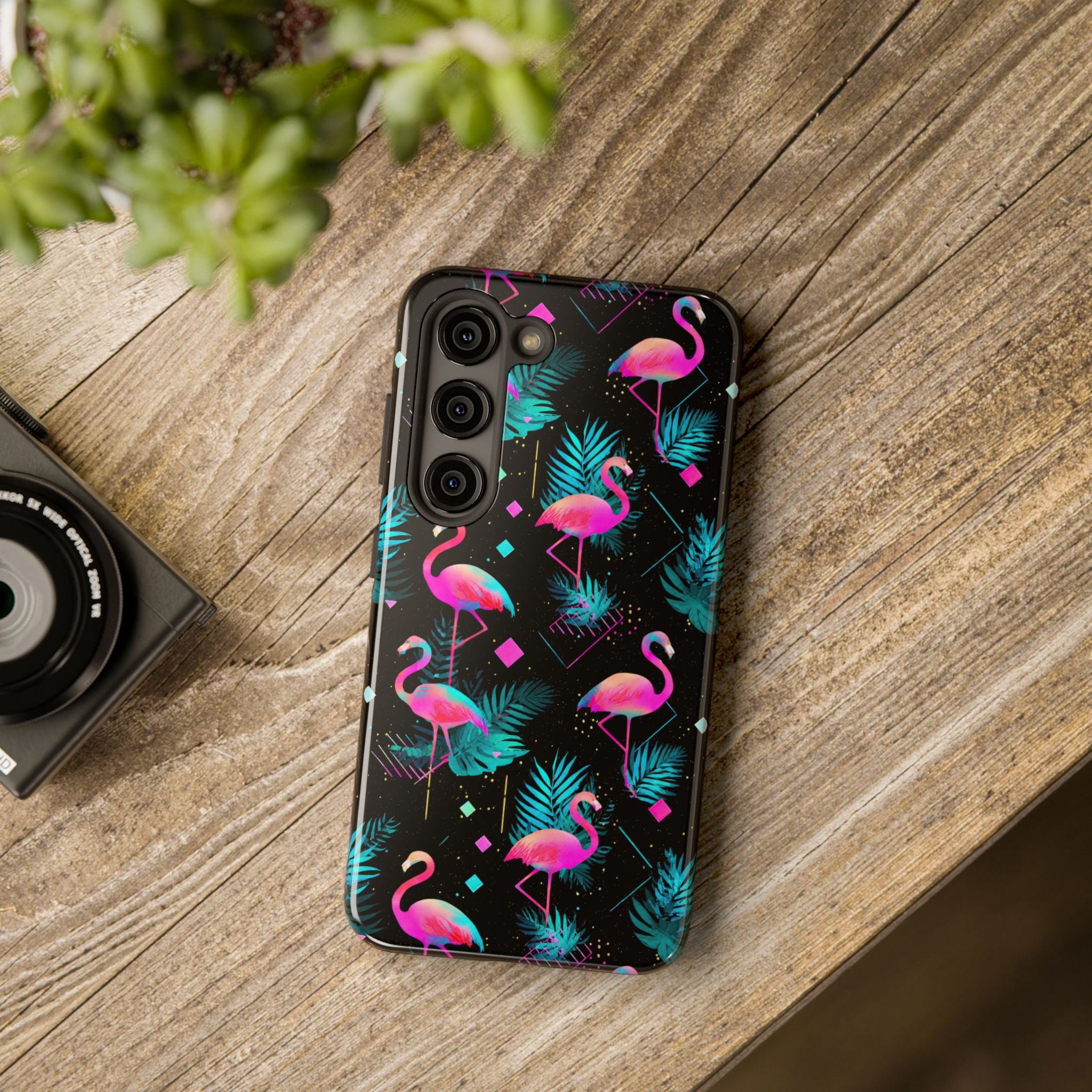 Flamingo Lounge | Tough Phone Case