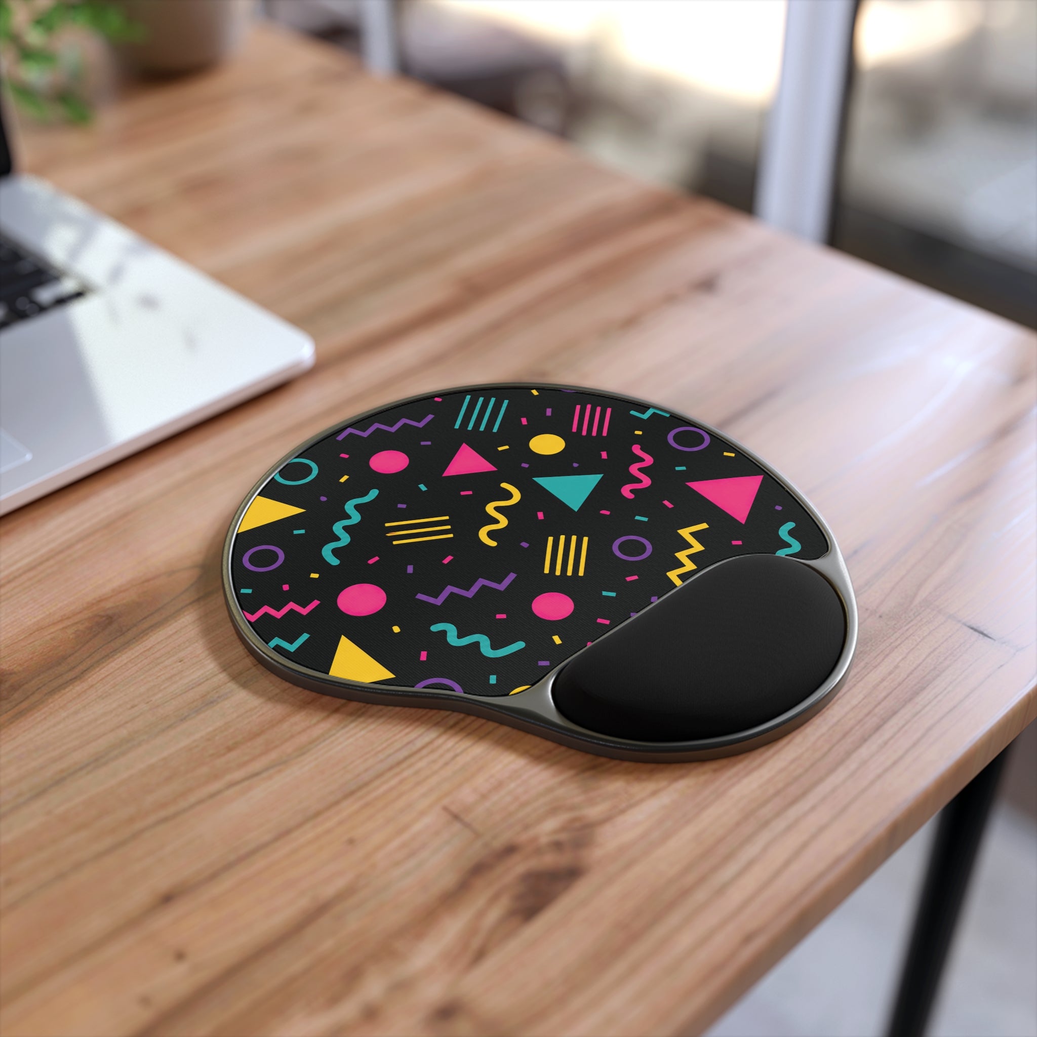 Blacklight Bounce | Mouse Pad with Wrist Support