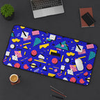 Blue Screen Confetti | Desk Mat