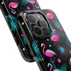 Flamingo Lounge | Tough Phone Case
