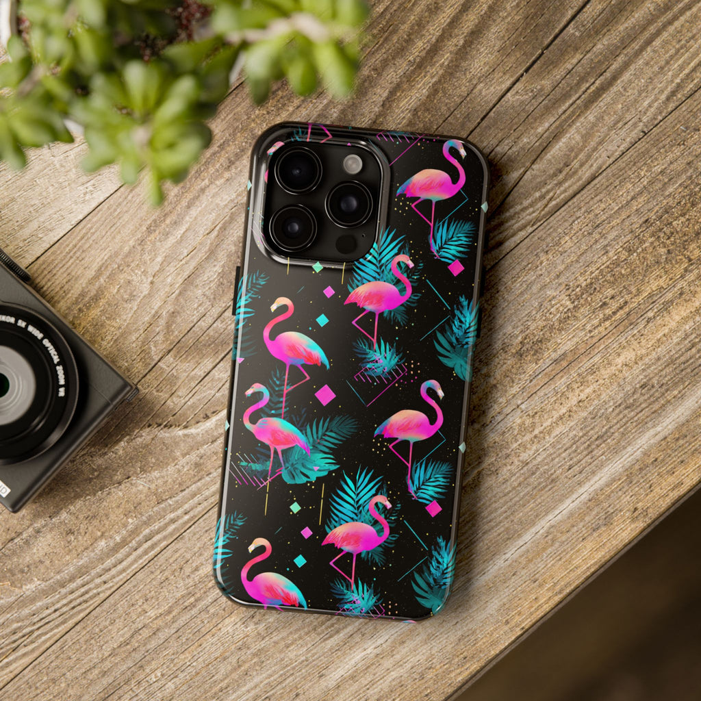Flamingo Lounge | Tough Phone Case