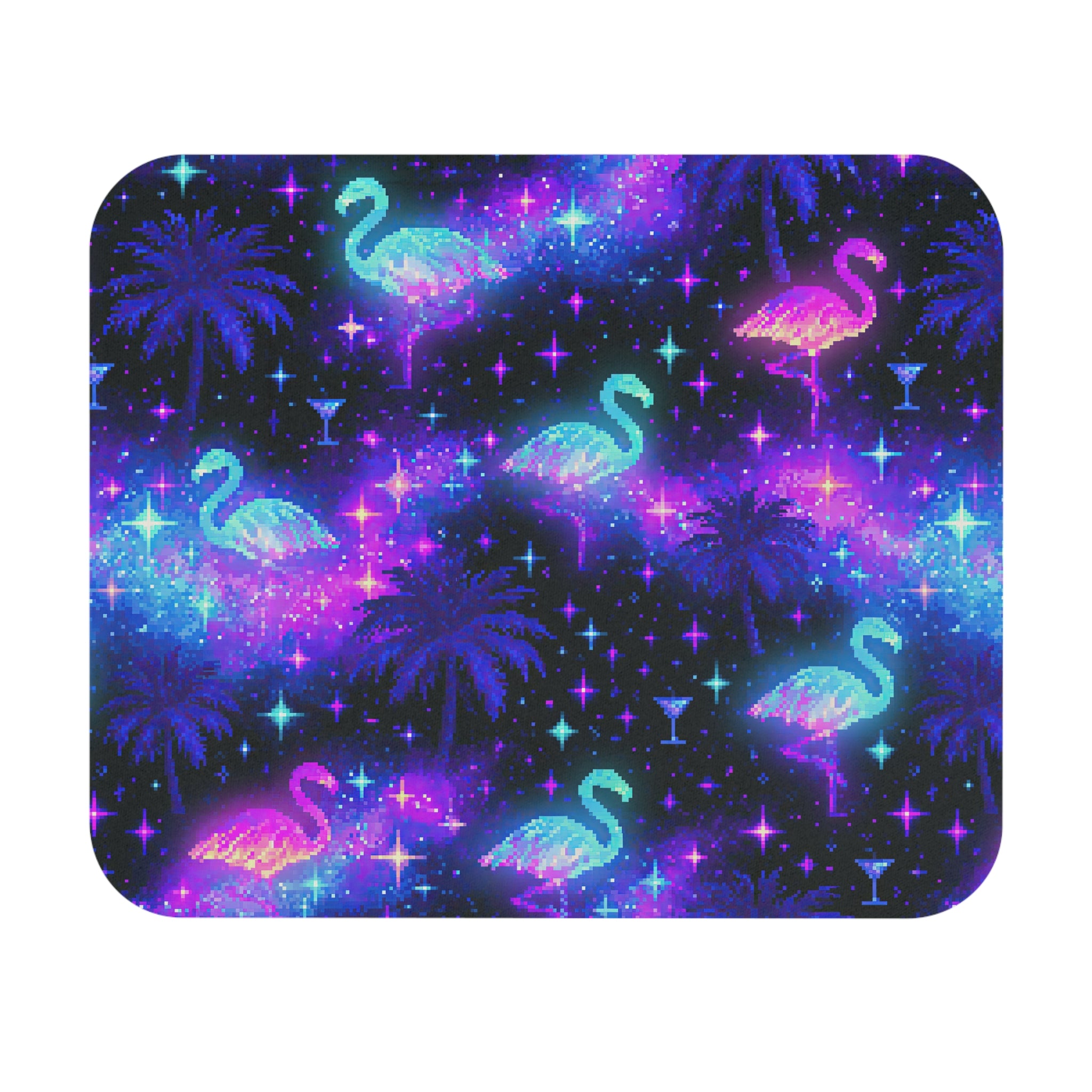 Celestial Flamingos | Mouse Pad