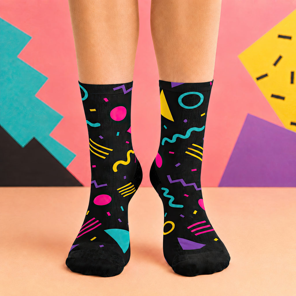 Blacklight Bounce | Crew Socks