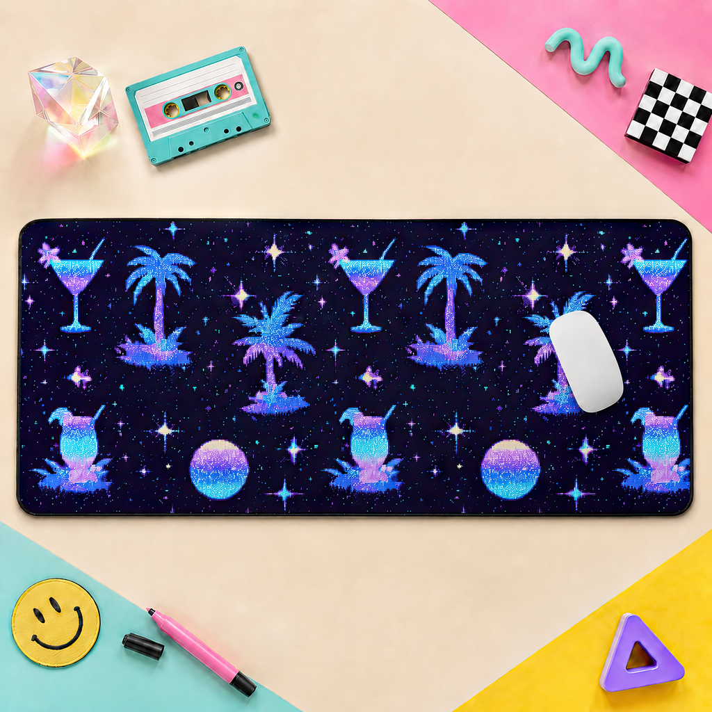 Midnight Cabana | Desk Mat