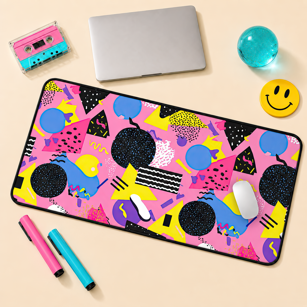 Pop Art Traffic Jam | Desk Mat