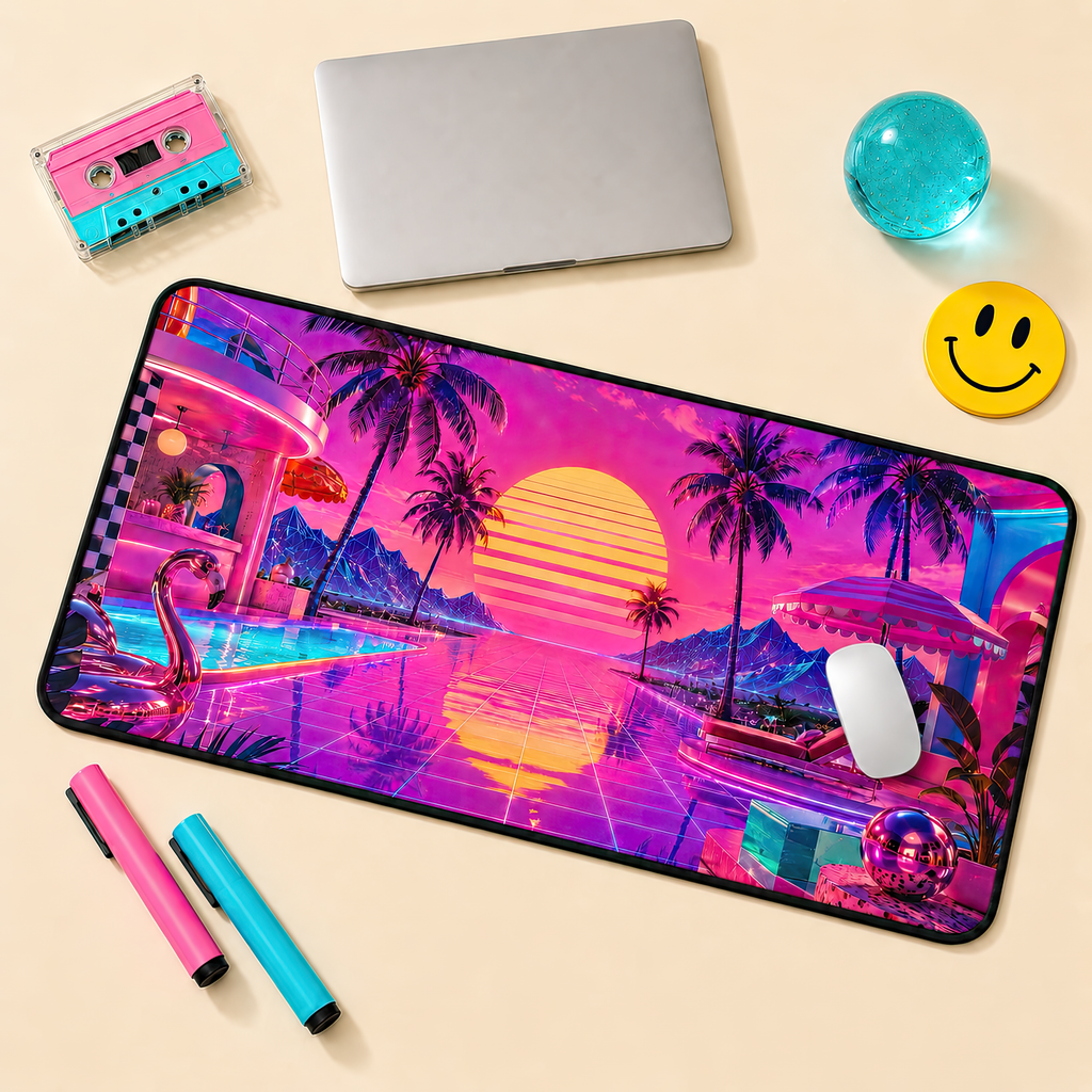 Synthetic Sunset | Desk Mat